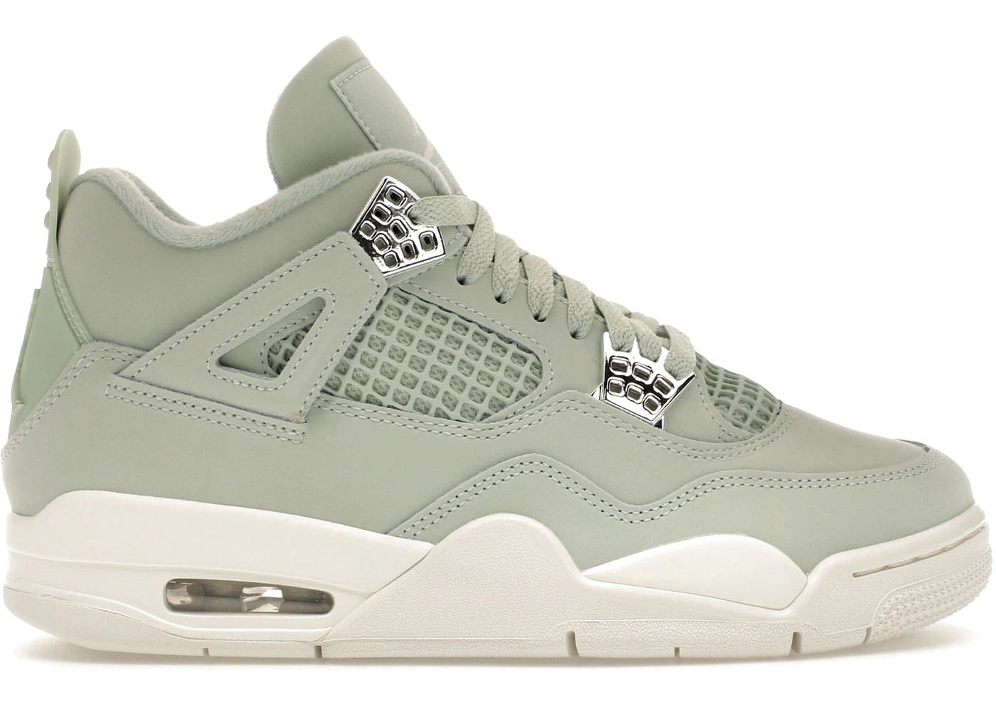 Jordan 4 Retro Seafoam Sail Womens