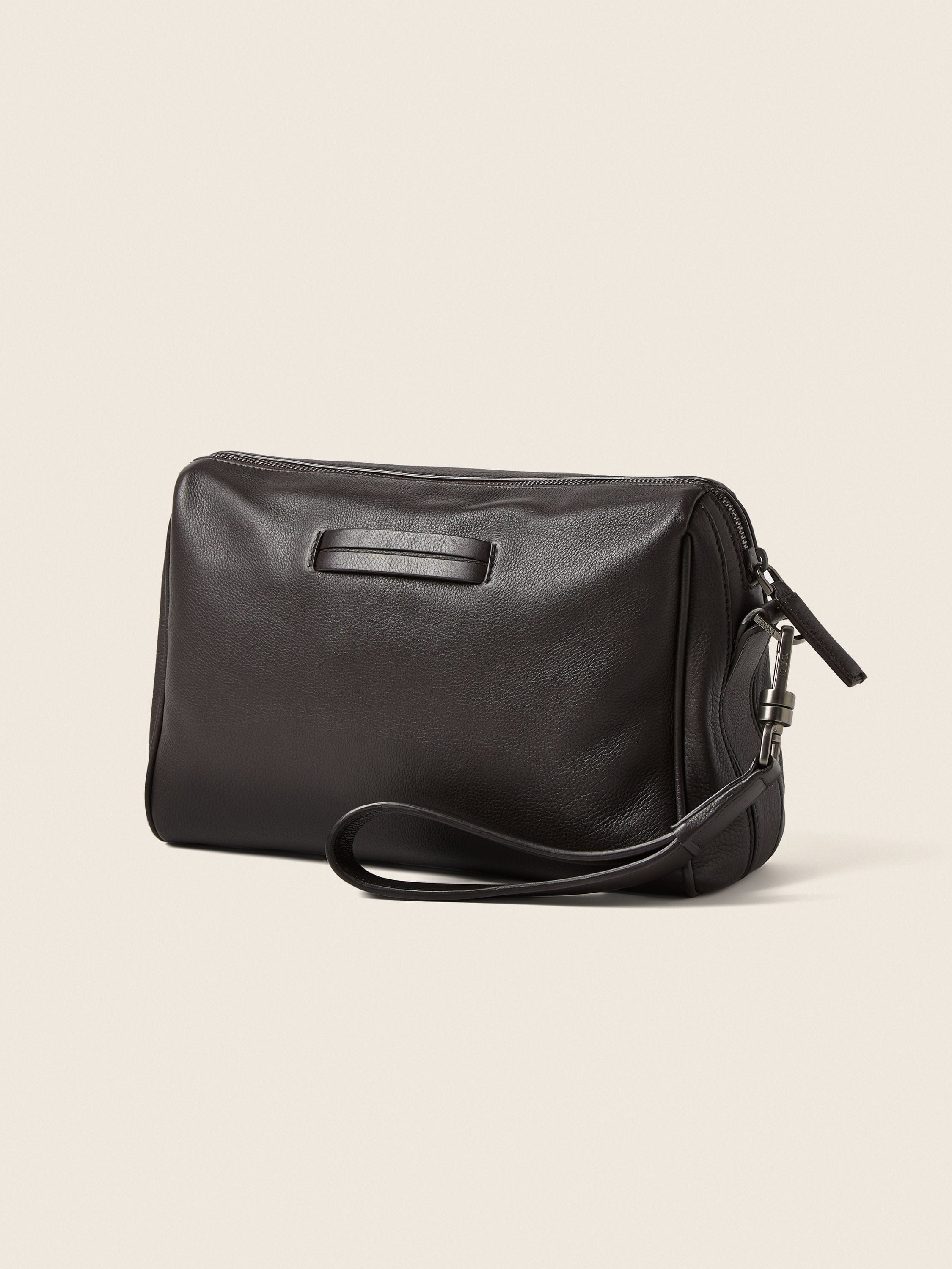 Zegna Dark Brown Secondskin Pouch