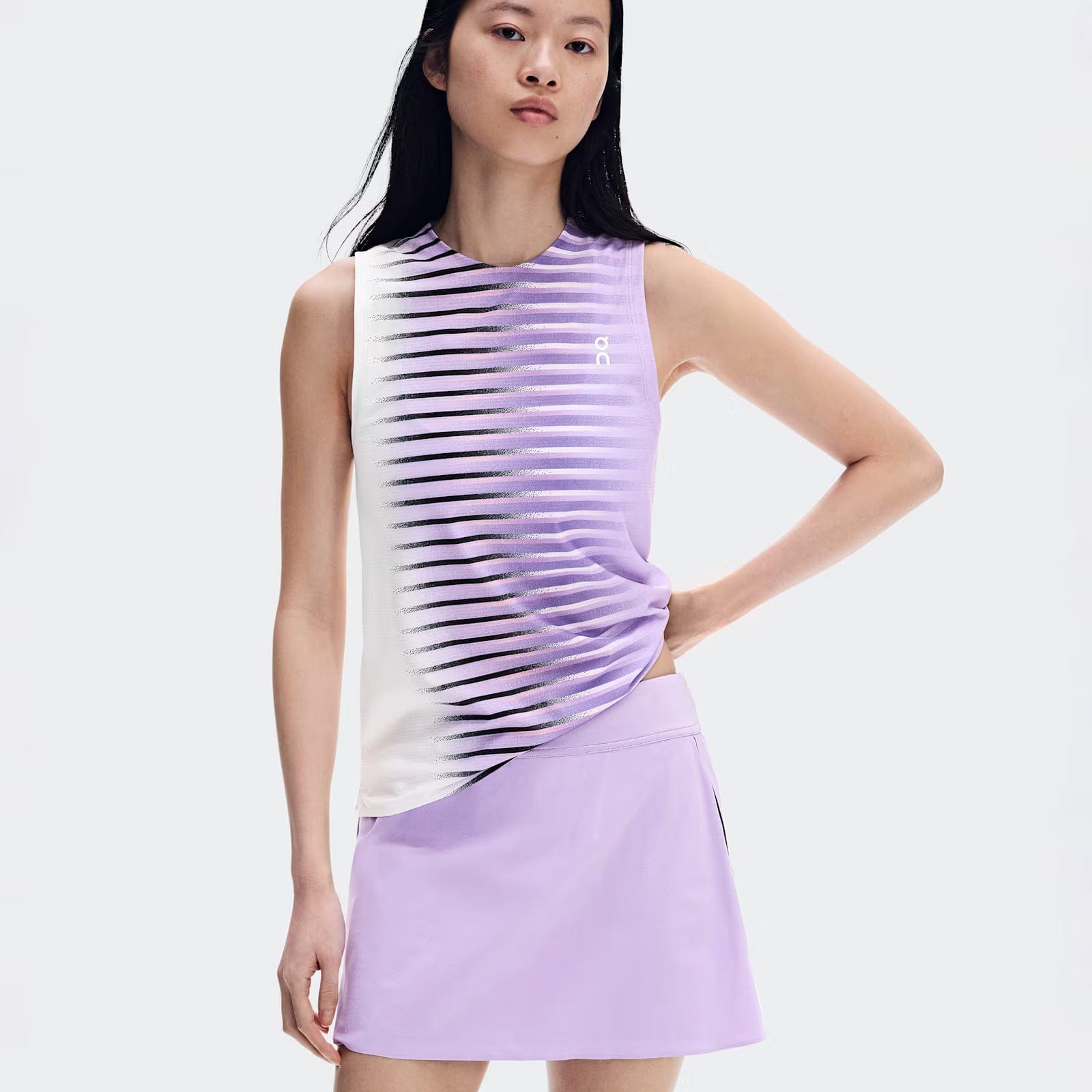 On Court Tank Edge Bloom | White (Women'S)
