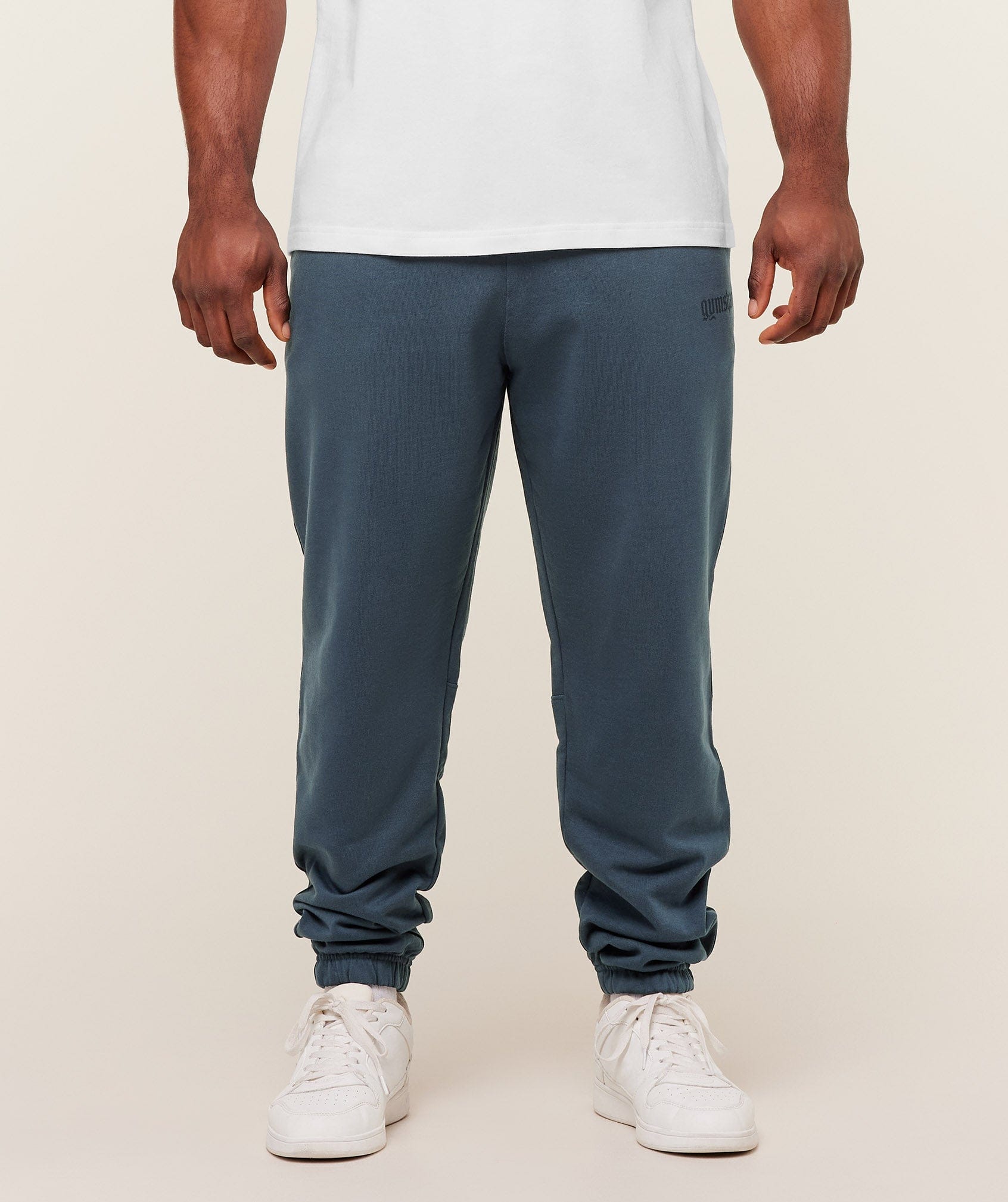 Gymshark Olde English Joggers Gs Stealth Blue