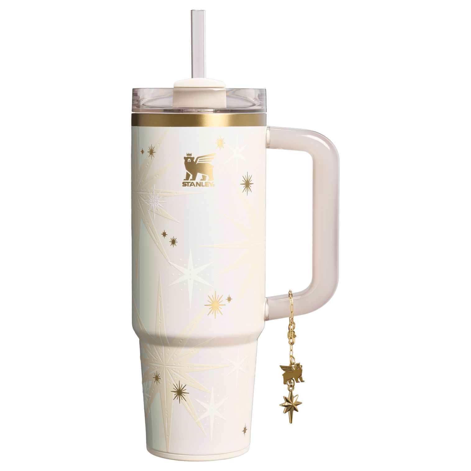 Stanley The Quencher Luxe H2.0 FlowState Tumbler | 30 OZ Starlight Shimmer