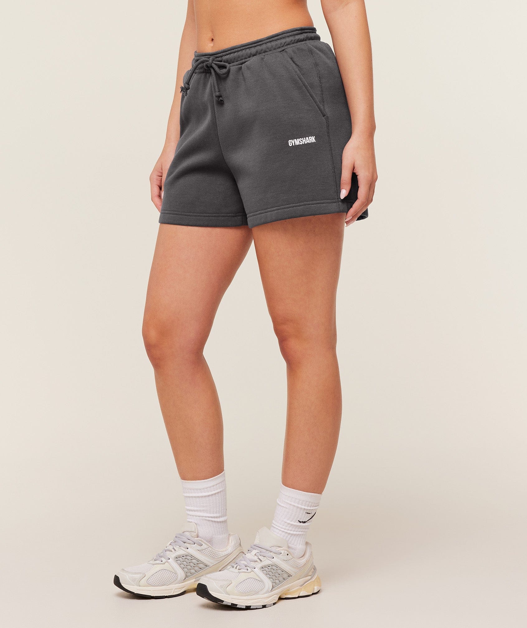 Women's Gymshark Cosy Luxe Shorts Grey