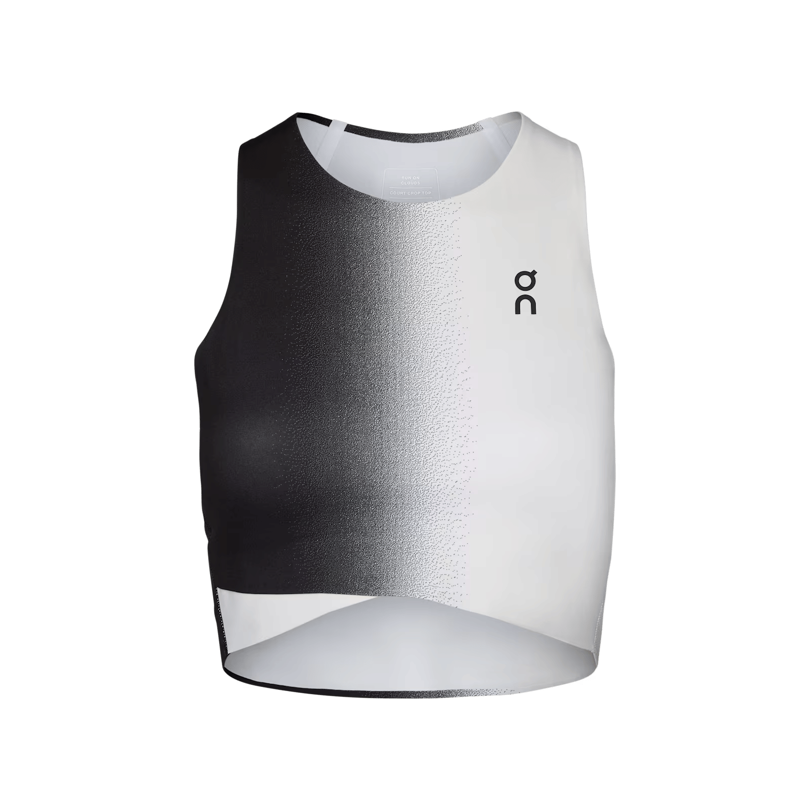 On Court Crop Top Black | White (Women'S)