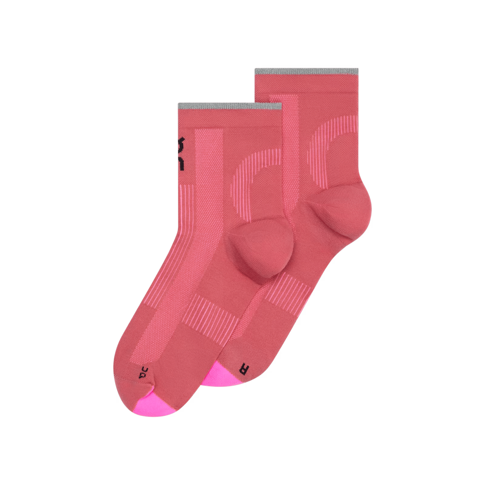 On Elite Run Sock Mid Camellia | Azalea