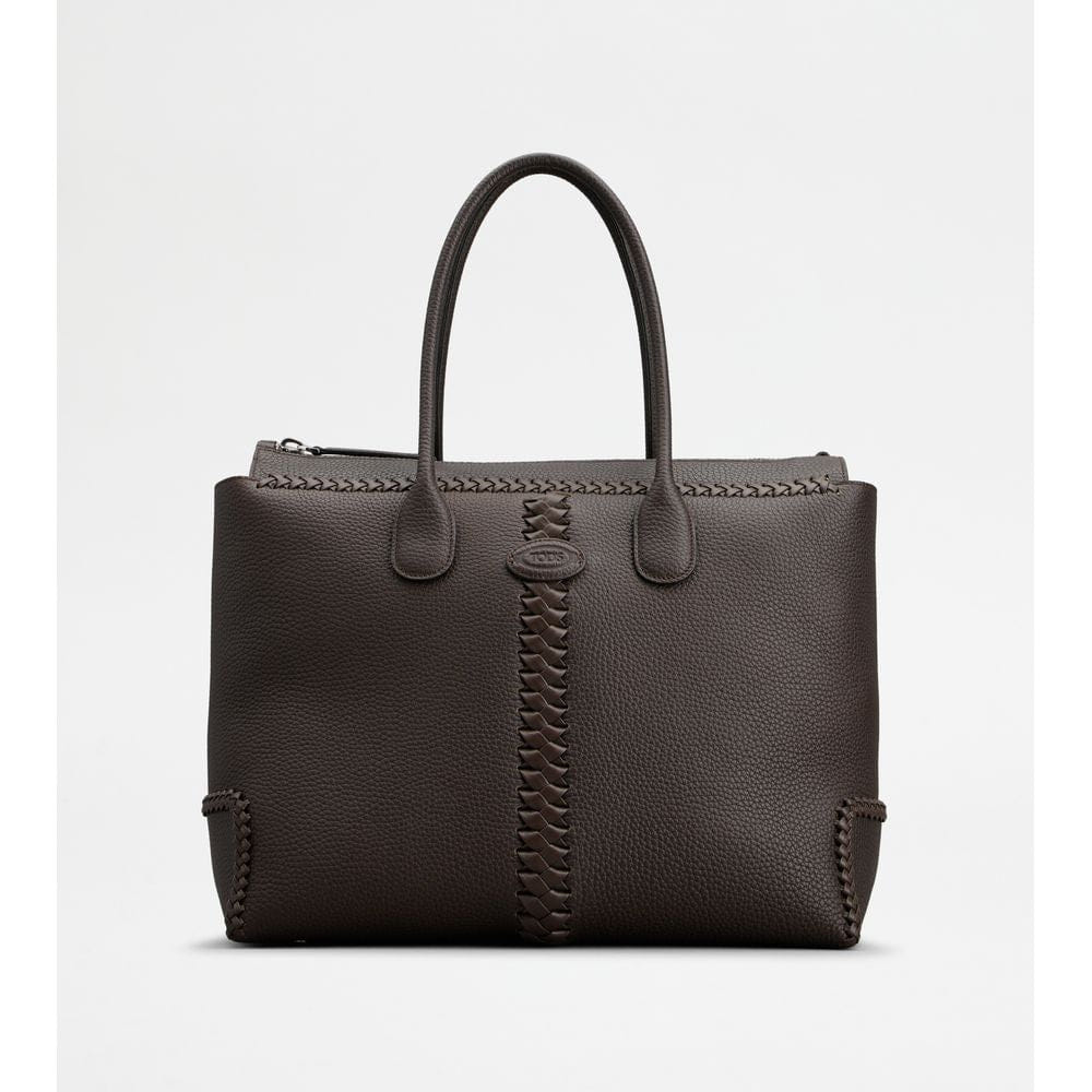Tods Di Bag In Leather Large Brown