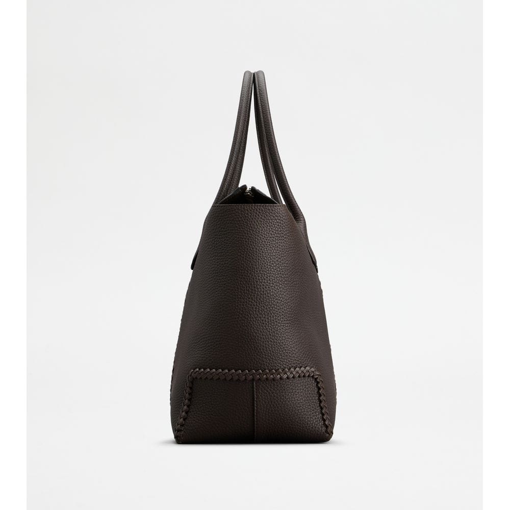 Tods Di Bag In Leather Large Brown