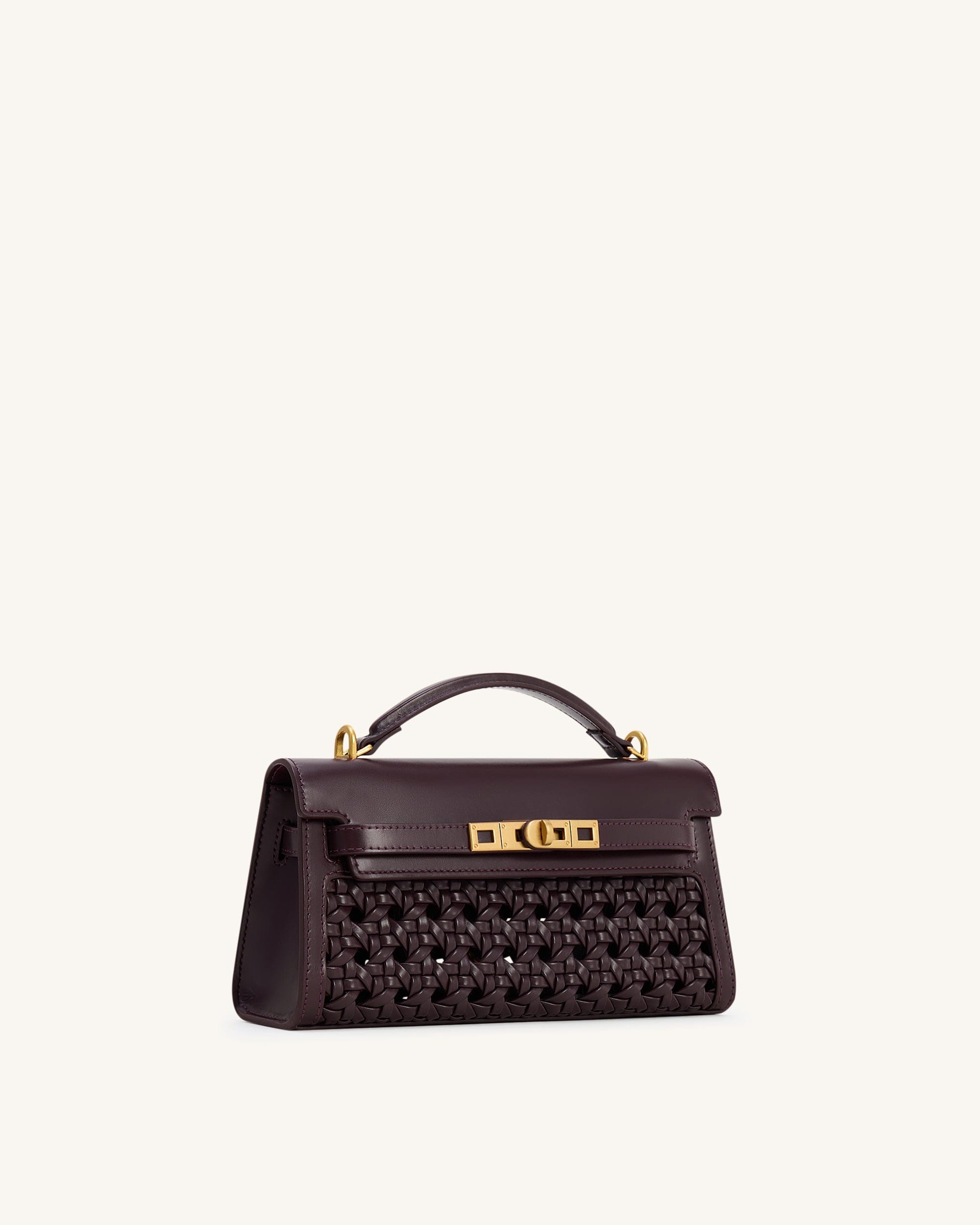 Jw Pei Noor Top Handle Bag Dark Red