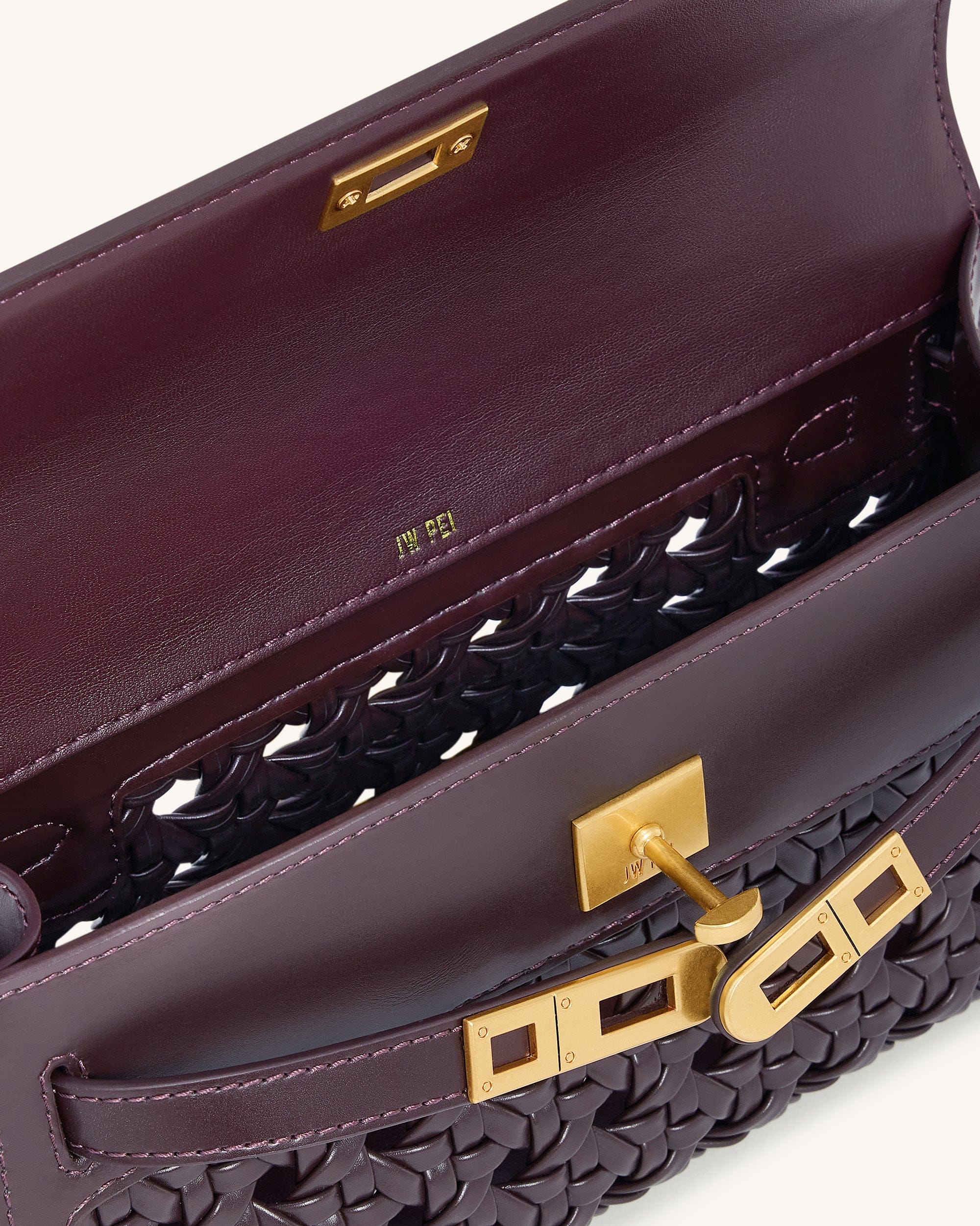 Jw Pei Noor Top Handle Bag Dark Red