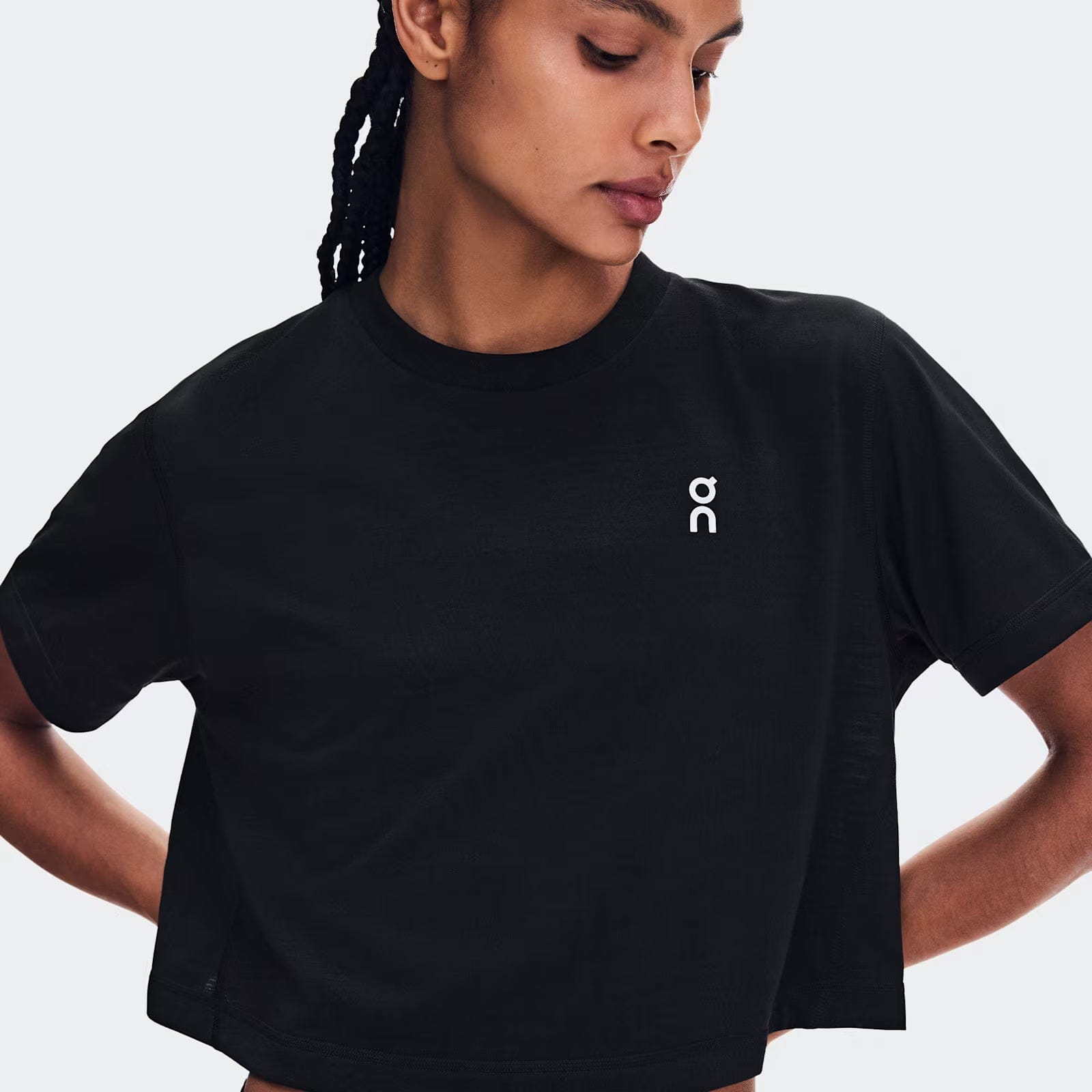 On Train-T Crop Black (Women'S)