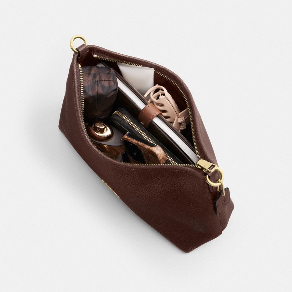 Coach Laurel Shoulder Bag Gold Maple