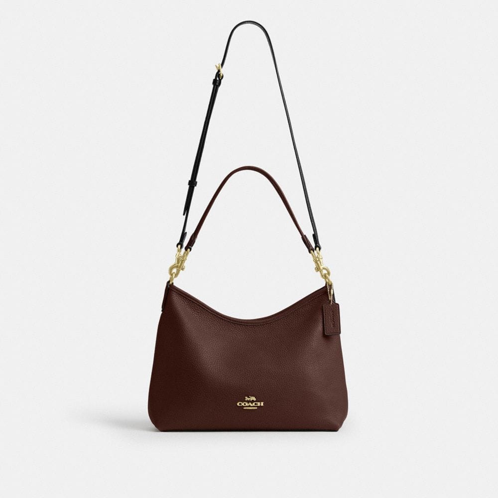 Coach Laurel Shoulder Bag Gold Maple