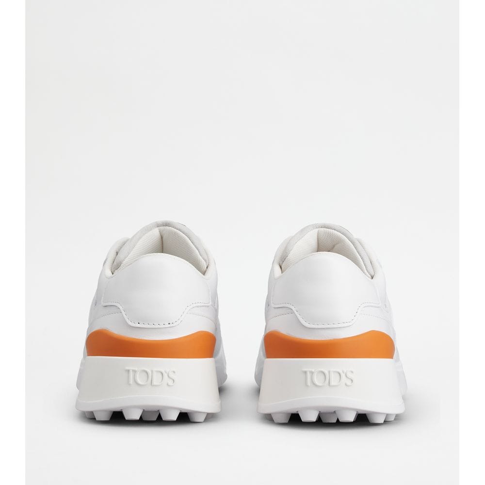 Tods Sneakers In Leather White Mens