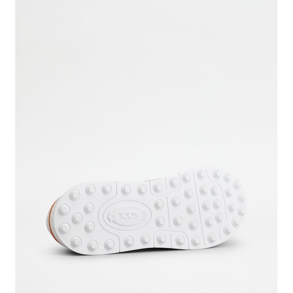 Tods Sneakers In Leather White Mens
