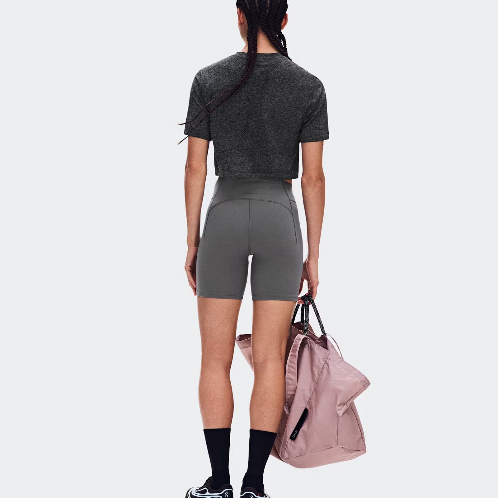 On Train Flex-T Crop Ember Heather (Women'S)