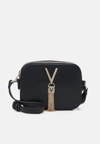 Valentino Divina Cross Body Bag Nero/Gold Coloured