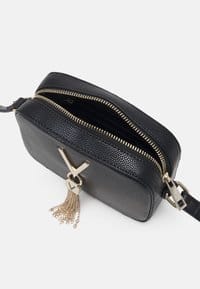 Valentino Divina Cross Body Bag Nero/Gold Coloured