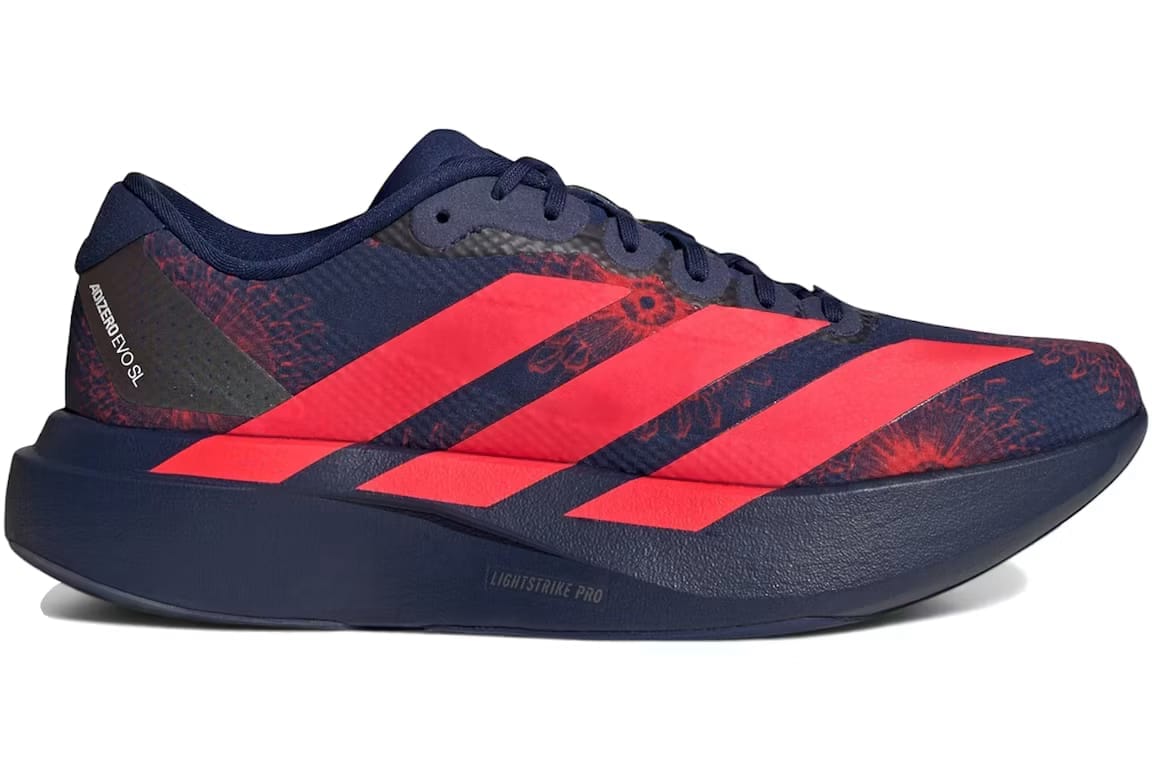 Adidas Wmns Adizero Evo SL LABRUM Dark Blue Lucid Red
