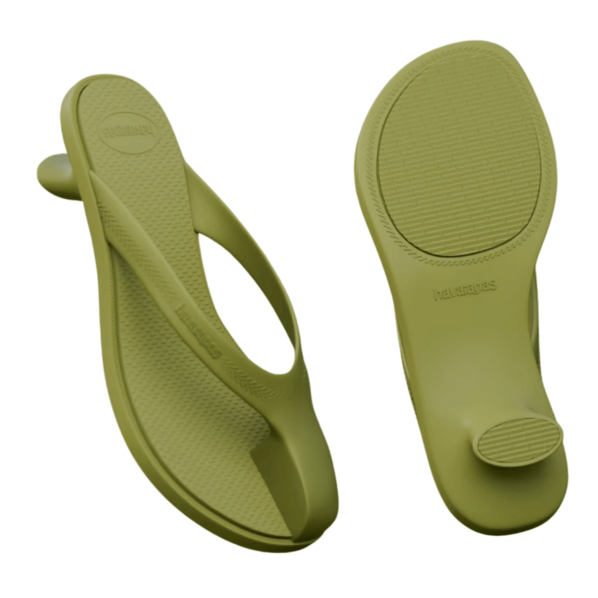 Havaianas Wmns Kitten Heel Rubber Thong Vibrant Green Sandal