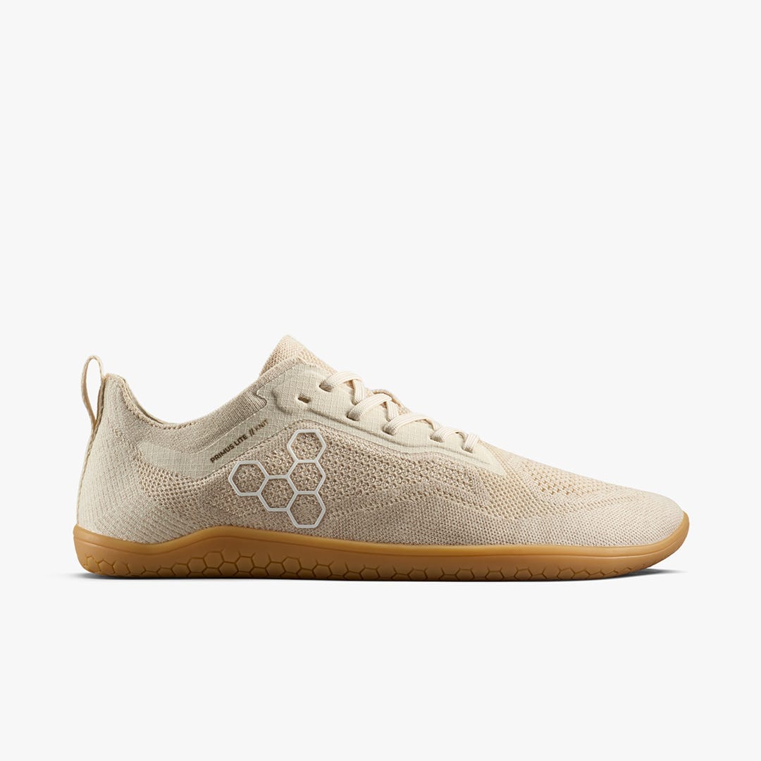 Vivobarefoot Primus Lite Knit Natural Mens Coconut
