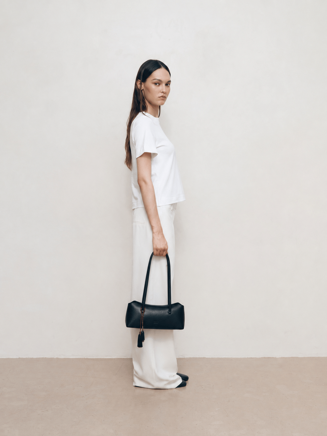 Freja Mini Chrystie Bag Reptile Noir