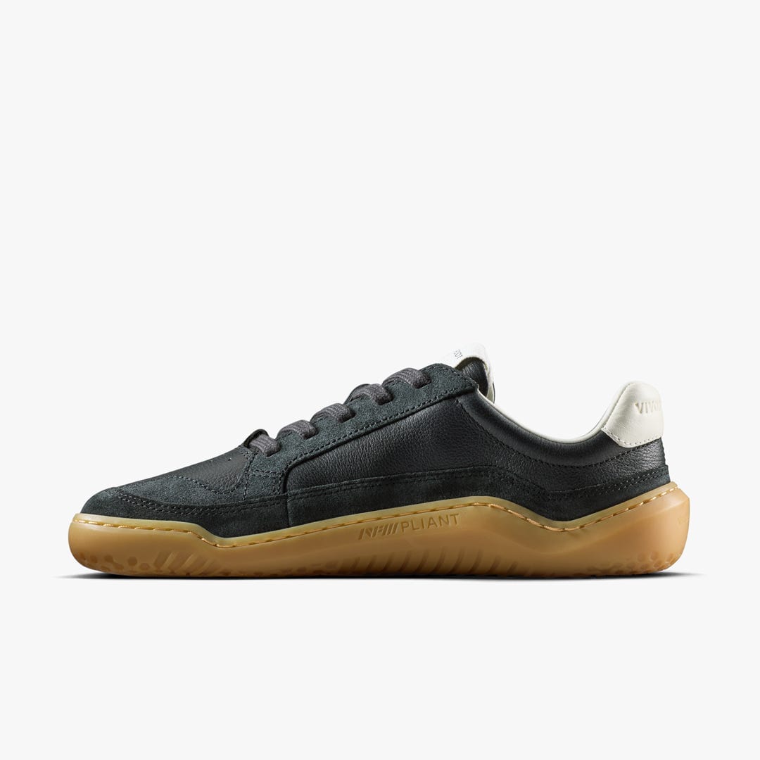 Vivobarefoot Gobi Ii Sneaker Leather Mens Obsidian