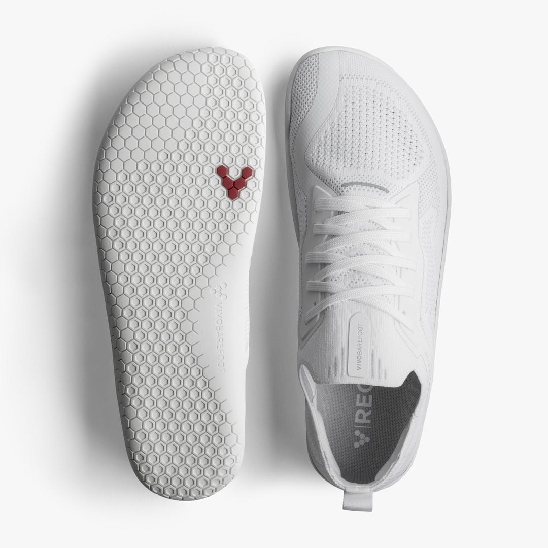 Vivobarefoot Primus Lite Knit Mens Bright White