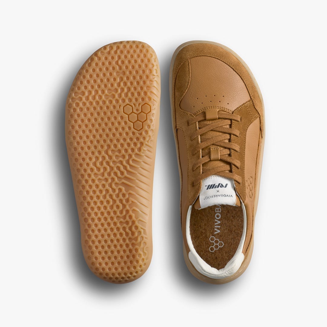 Vivobarefoot Gobi Ii Sneaker Leather Mens Tan