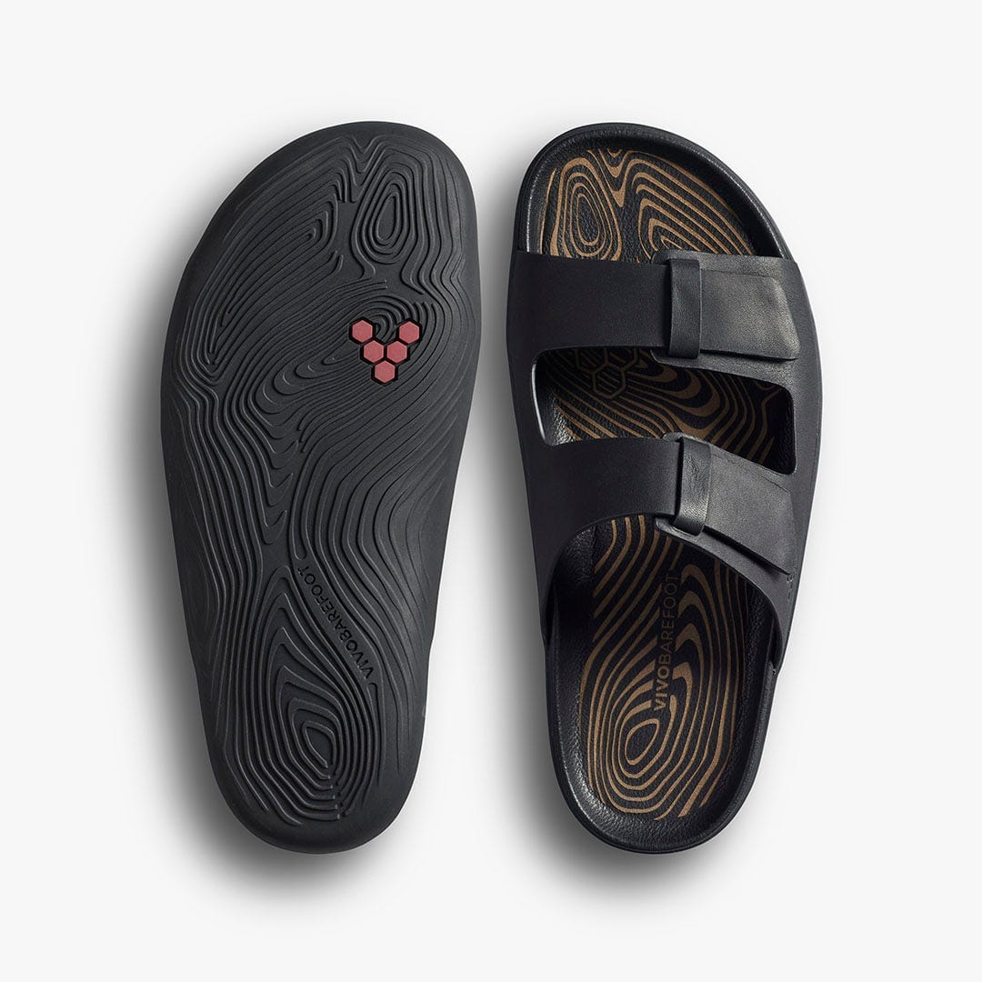 Vivobarefoot Sensus Yin Slide Womens Obsidian