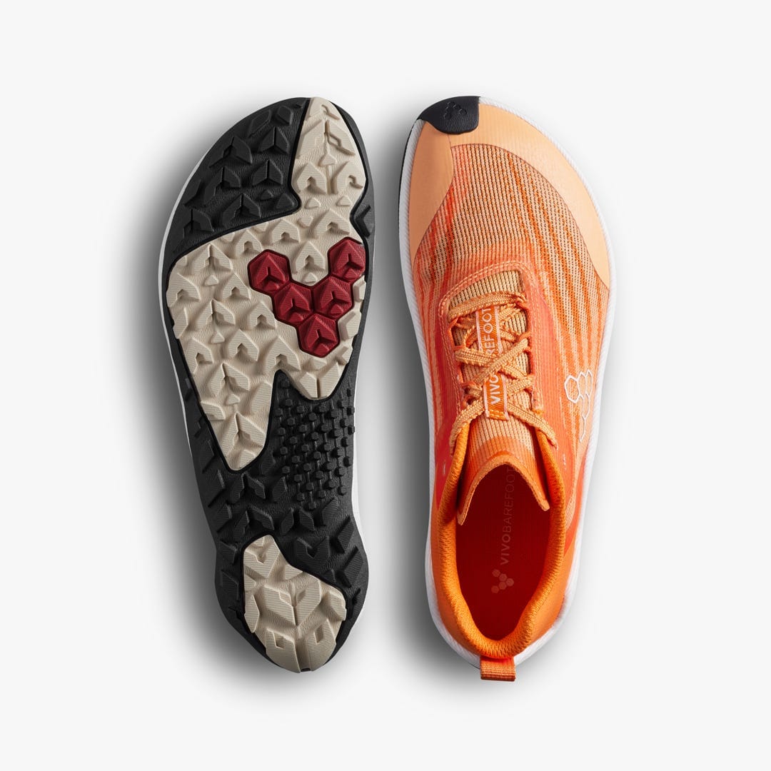 Vivobarefoot Primus Trail Flow Mens Tangerine