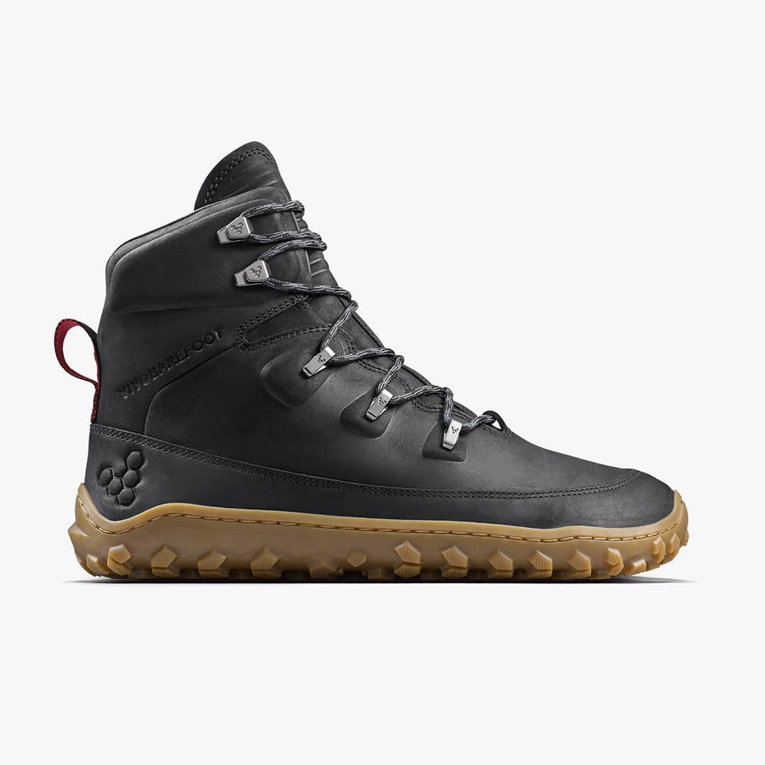 Vivobarefoot Tracker Leather At Ii Mens Obsidian
