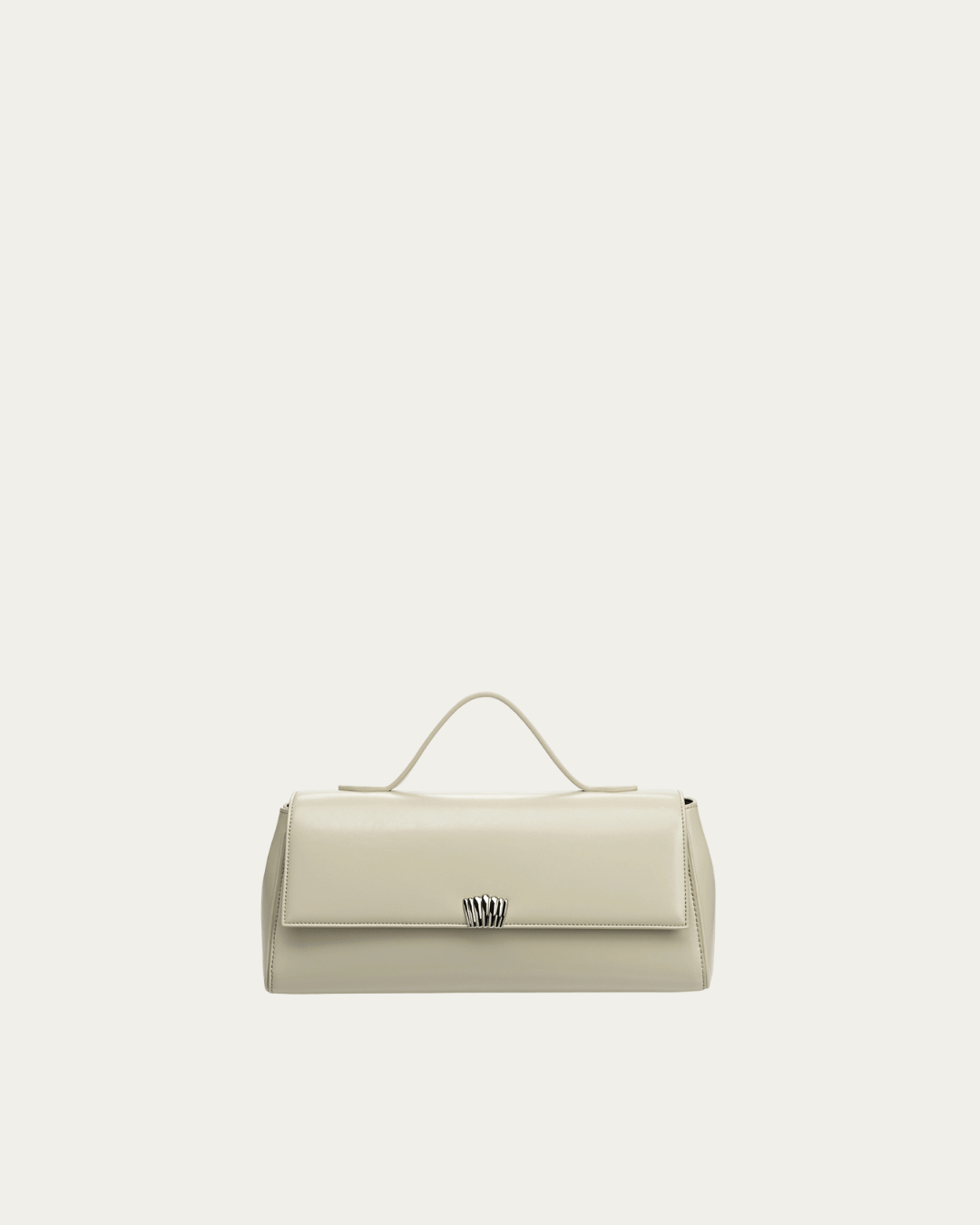 Freja Shell Clutch Linen Gloss