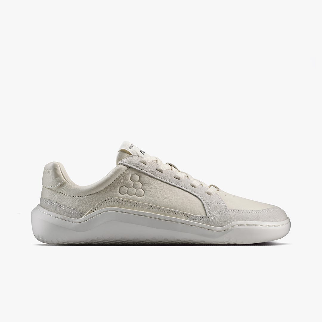 Vivobarefoot Gobi Ii Sneaker Leather Mens Limestone