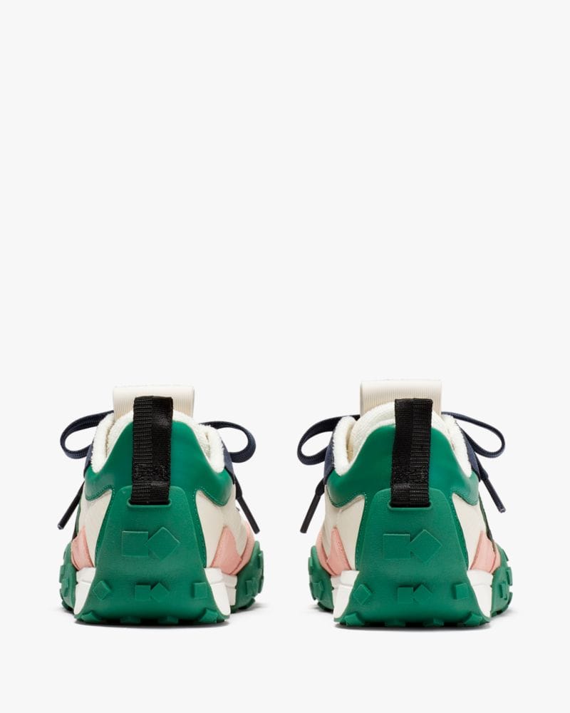 Katespade K As In Kate Sneakers Cream Verdant Green