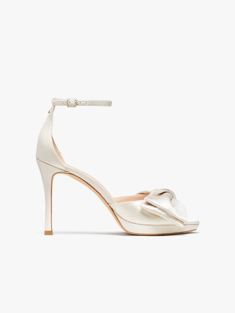 Katespade Bridal Bow Sandals Ivory
