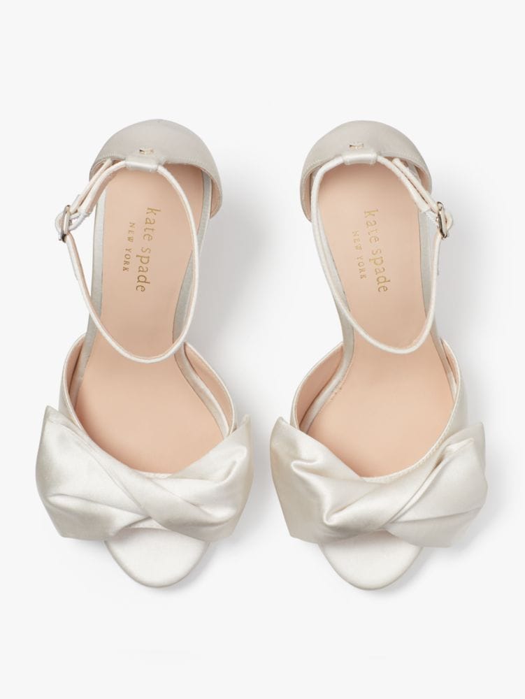Katespade Bridal Bow Sandals Ivory