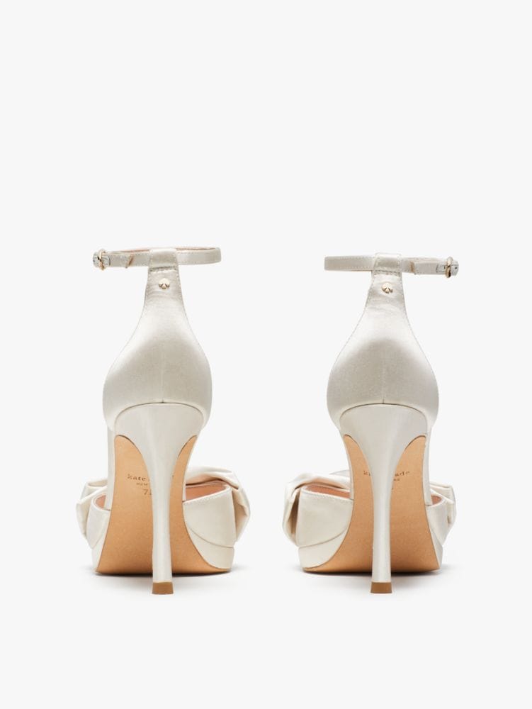 Katespade Bridal Bow Sandals Ivory