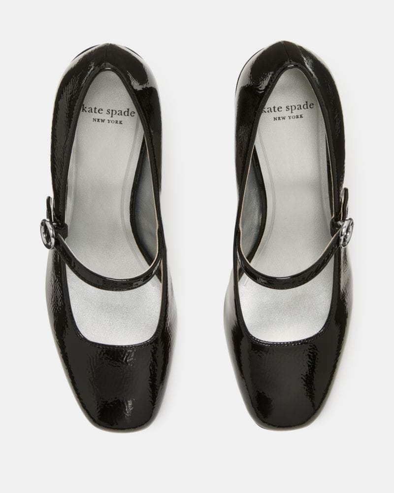 Katespade Halo Mary Jane High Heel Pump Black