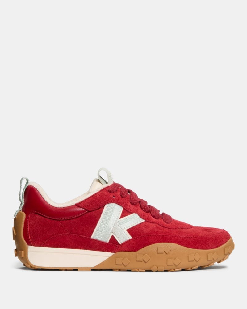 Katespade K As In Kate Runner Dark Scarlet