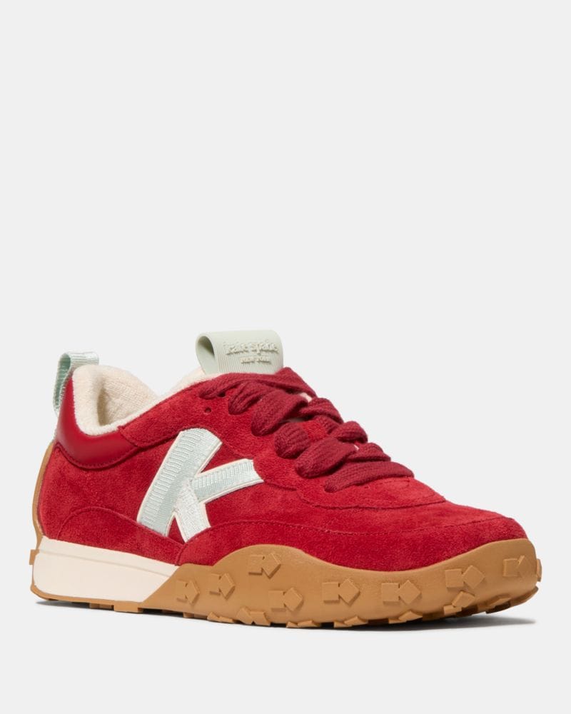 Katespade K As In Kate Runner Dark Scarlet
