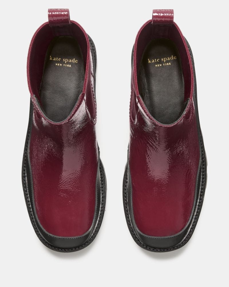 Katespade London Chelsea Boot Dark Merlot
