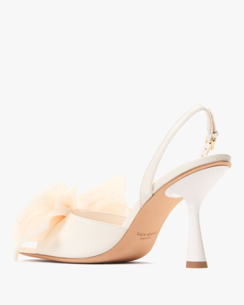 Katespade Beau Heeled Sandal Cream