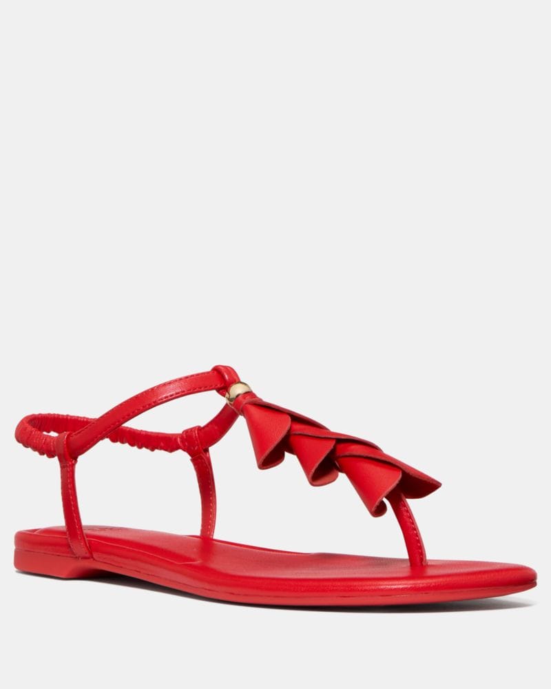 Katespade Lily Thong Sandal Heirloom Tomato