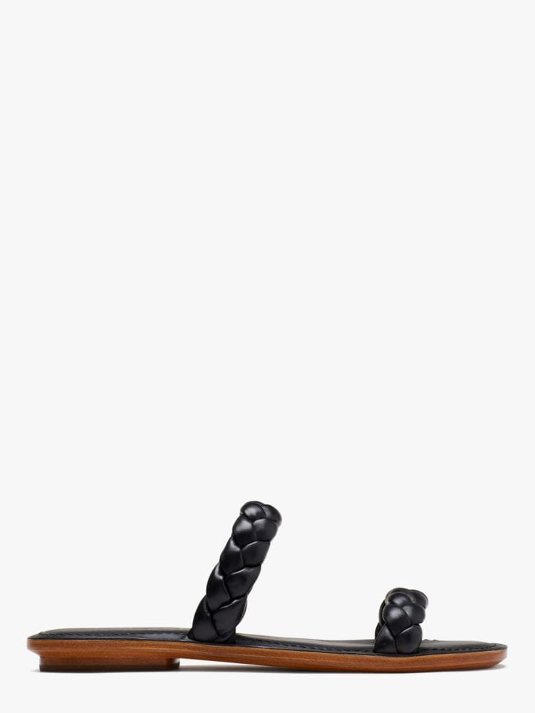 Katespade Miami Slide Sandals Black