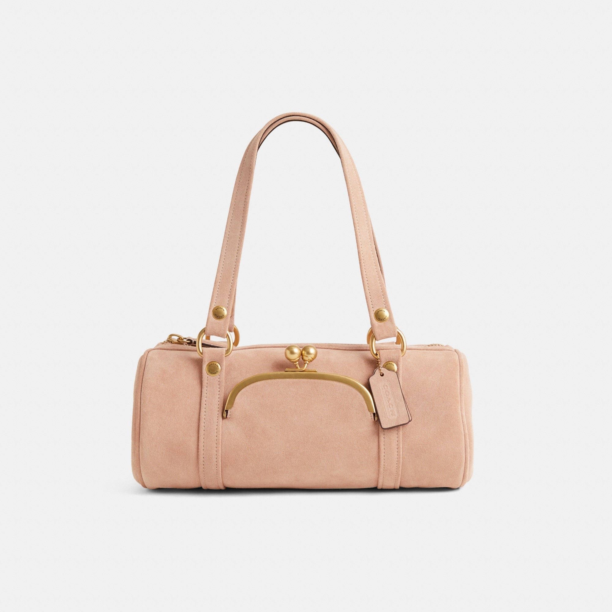 Restored Kisslock Barrel Bag