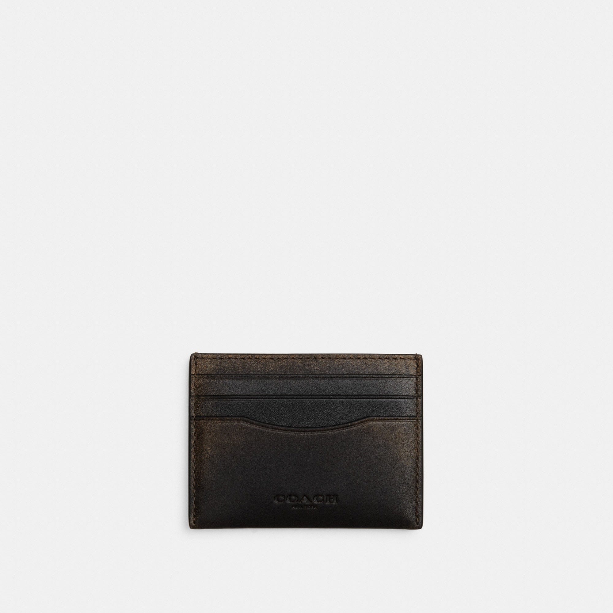 Slim Id Card Case In Loved Leather