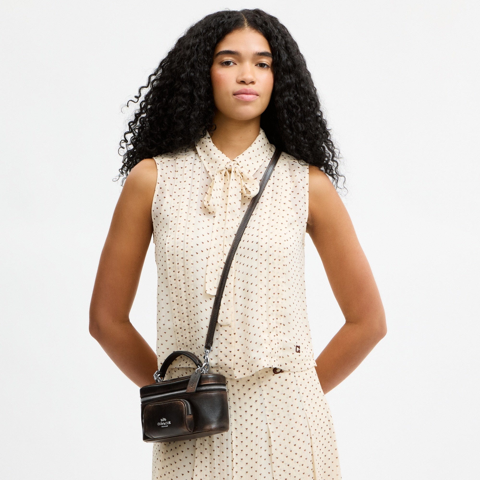 Rainer Crossbody Bag 18 With Pocket In Loved Leather
