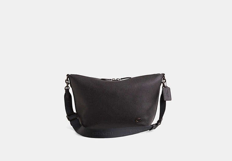 Restored Top Zip Messenger Bag