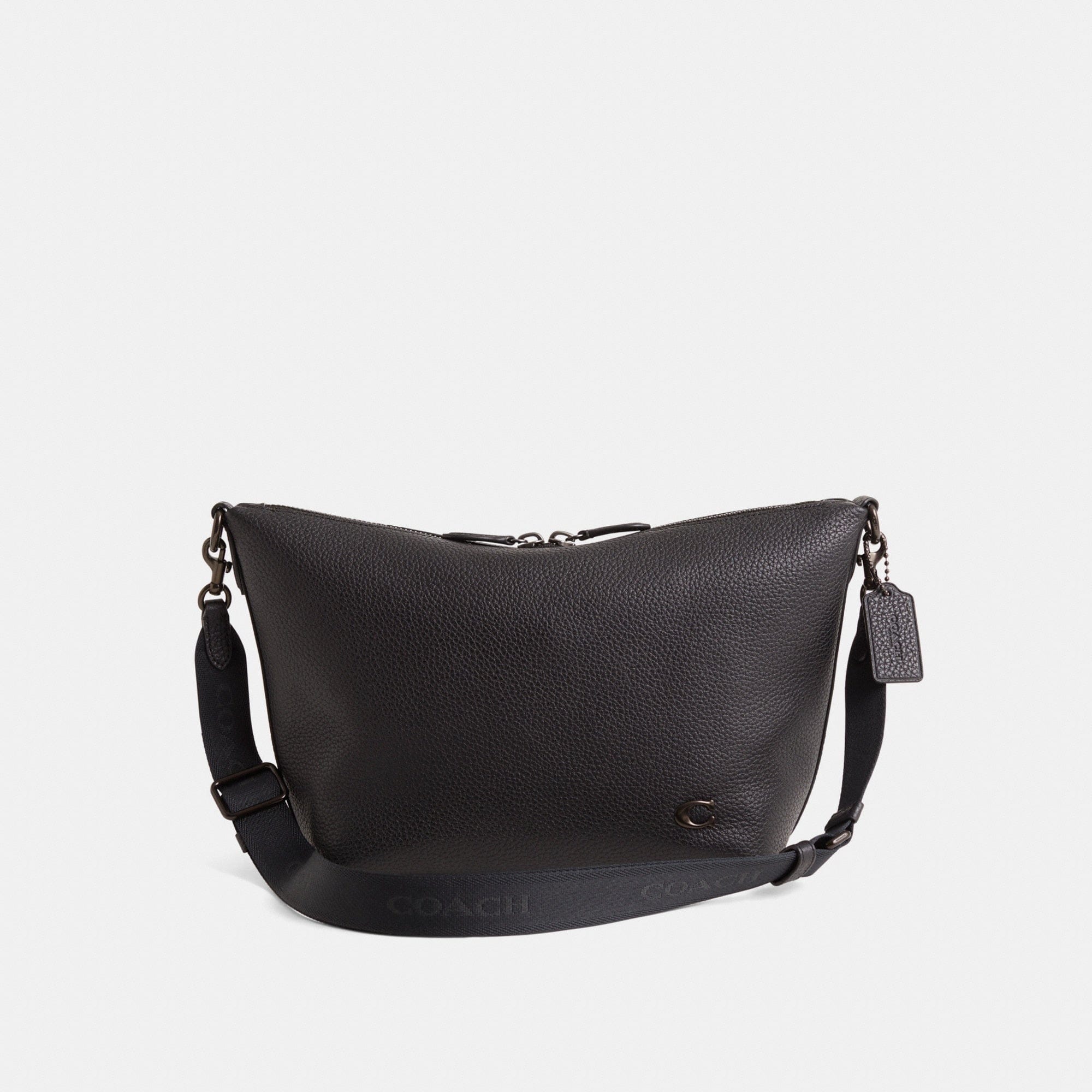 Restored Top Zip Messenger Bag