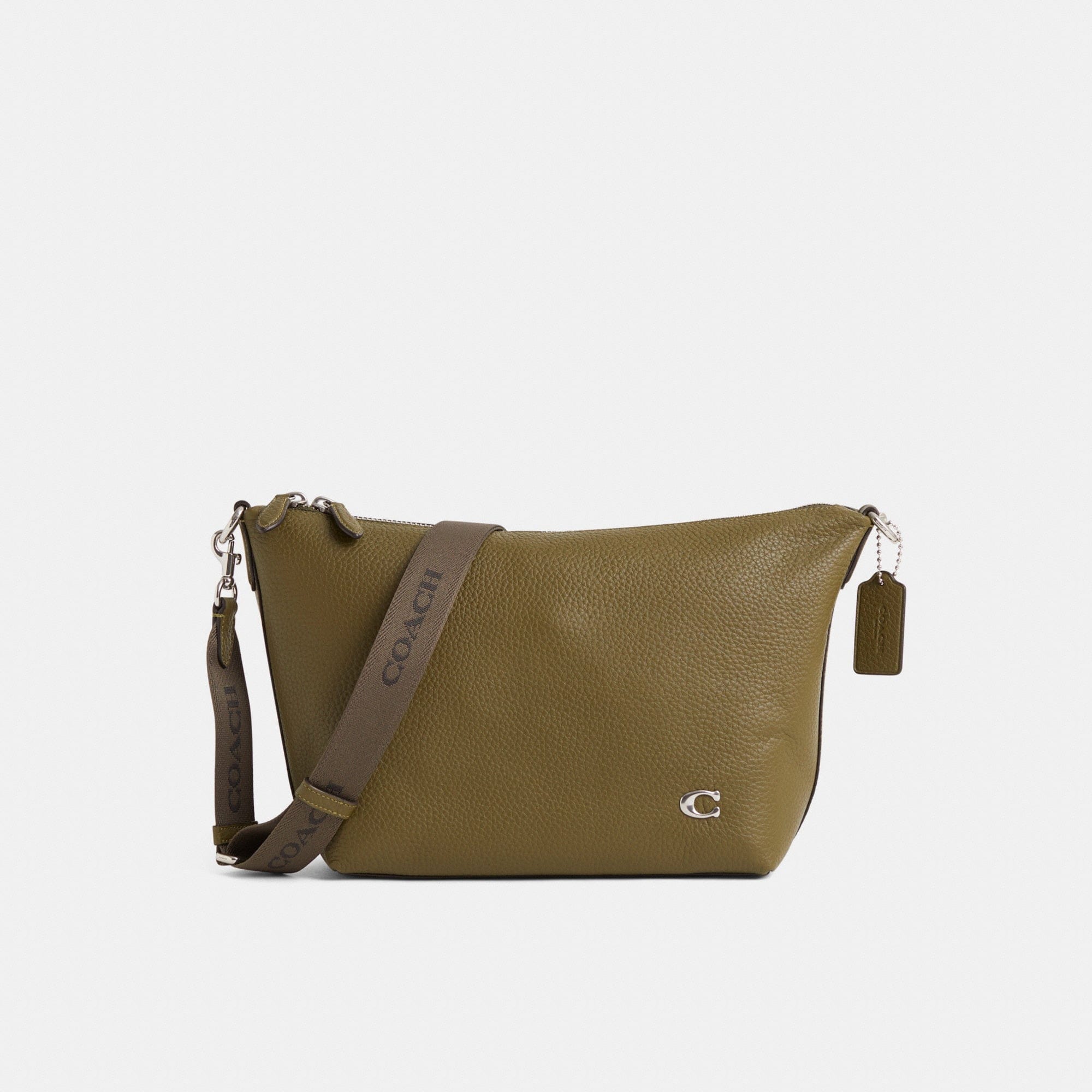 Restored Top Zip Messenger Bag