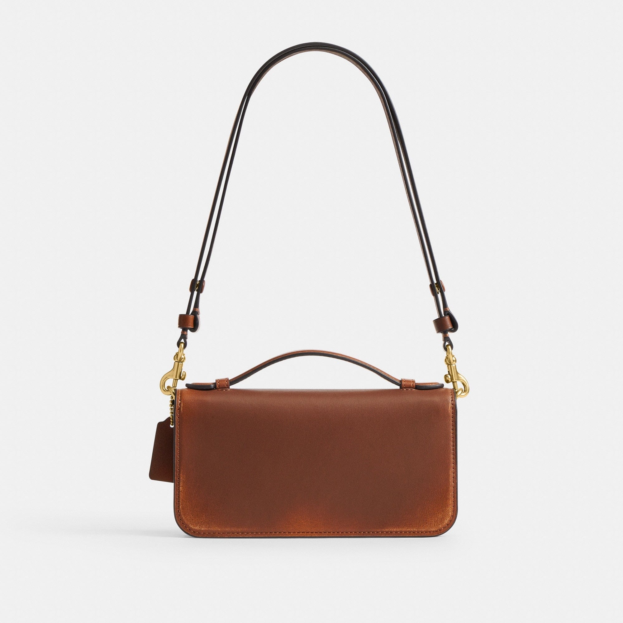 New York Elora Top Handle Crossbody Bag In Loved Leather
